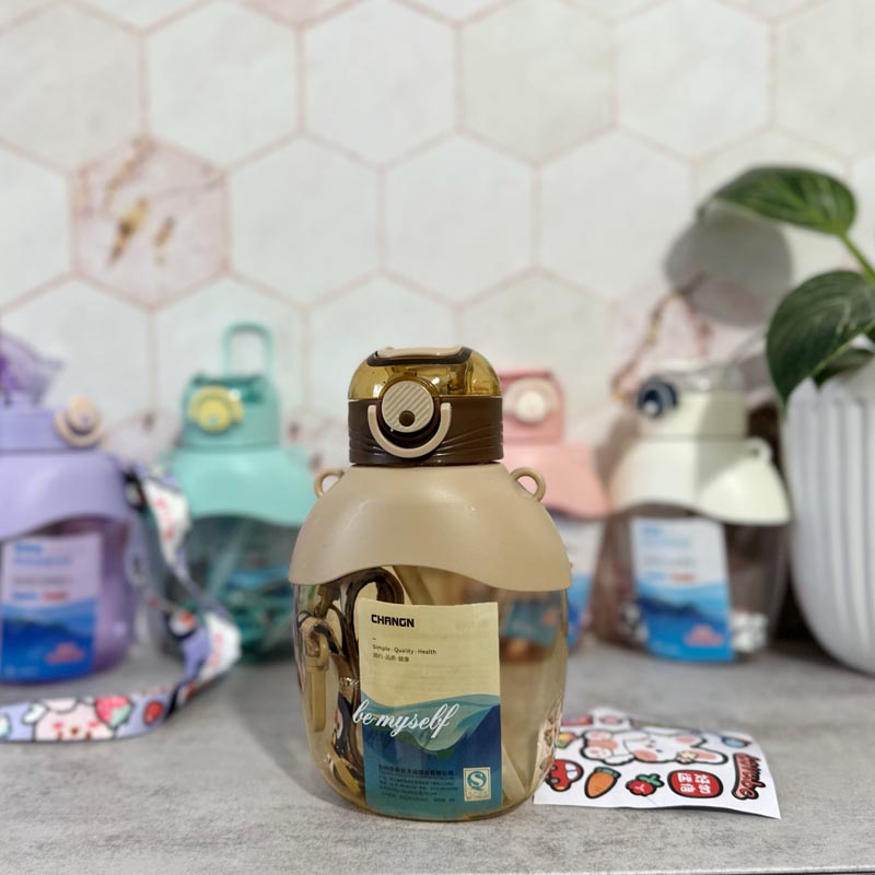 قمقمه کودک نی دار فانتزی و تپل