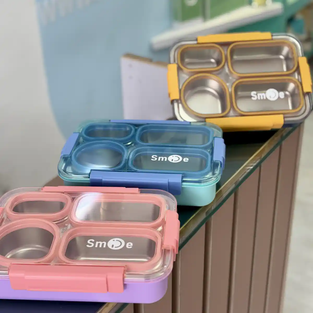 ظرف غذا بدون نشت smile قاطی نشو